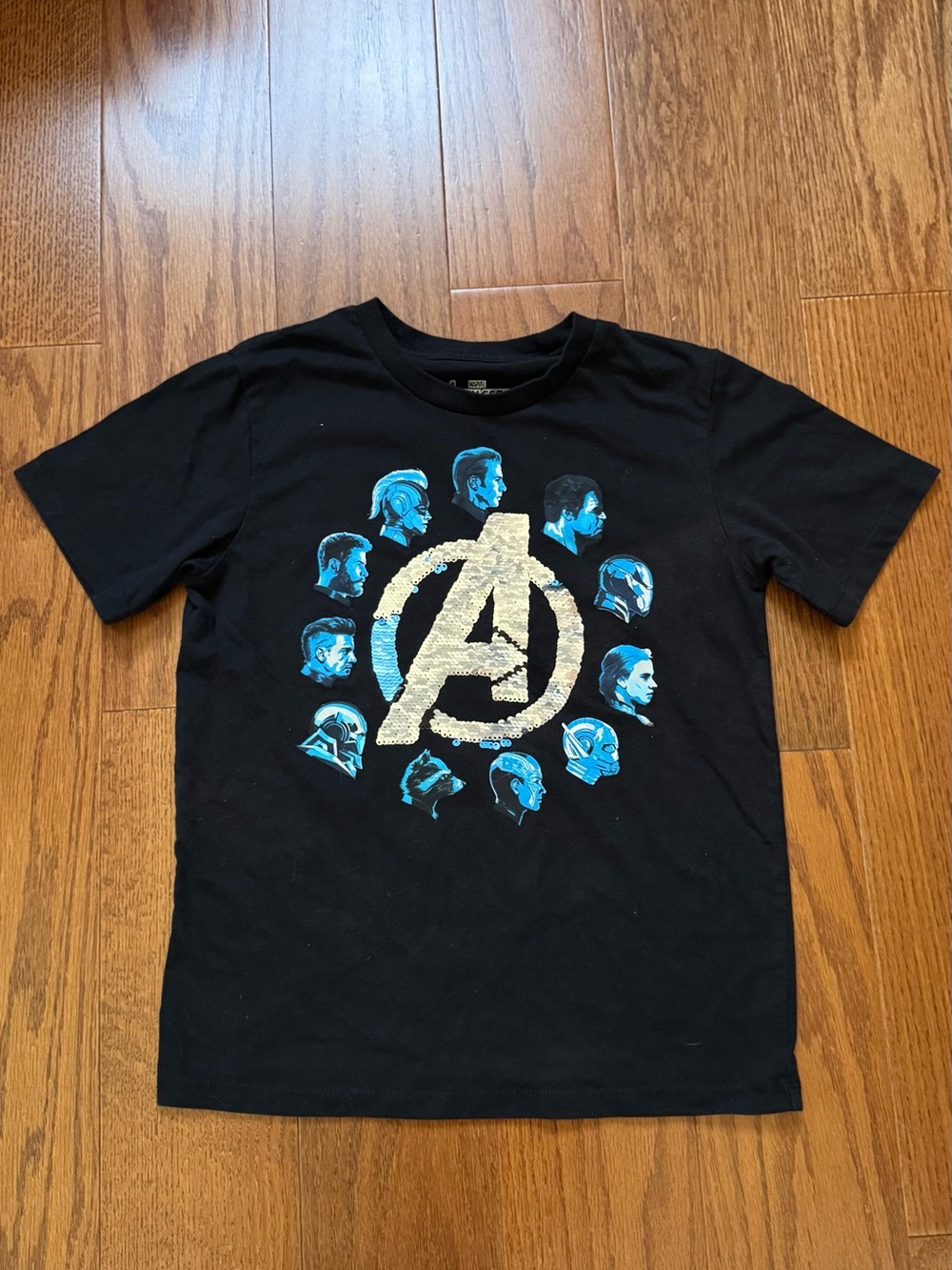 Marvel Avengers Flip Sequin T-Shirt - Boy’s Size Medium